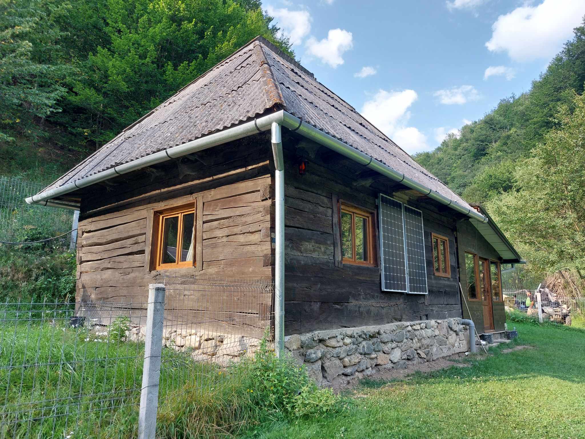 Renovarea casei din bușteni - Cheia